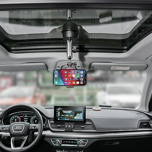 Versatile Suptig Universal Car Mount for Smartphones, Go Pro, Action Cameras & DSLRs – Robust Suction Cup Holder for Windshield & Dashboard Stability – Effortless Setup with Adjustable Angles for Optimal Capturing – Ideal Companion for Adventurers and Travelers