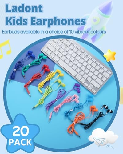 Bulk 100 Pack Premium Wired Earbuds for K-12 Learning – Lightweight In-Ear Headphones with 3.5 mm Jack for Classroom Engagement – Durable, Comfortable, and Cost-Effective Audio Solution to Boost Student Focus and Collaboration