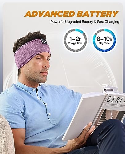 Perytong Wireless Bluetooth Sports Headband Headphones – Ultimate Comfort & Crystal-Clear Sound for Sleep, Yoga & Jogging – Perfect for Insomnia Relief, Meditation, and Easy Device Pairing