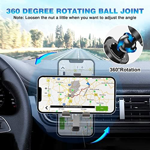 Premium Air Vent Car Phone Holder for BMW X3 (2018-2021) & X4 (2019-2021) – Secure, Hands-Free Smartphone Mount for 4-7 Inch Devices with Thick Cases – Effortless Installation & Enhanced Road Safety Accessory for BMW Drivers