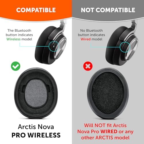 Experience Ultimate Comfort with WC Freeze Nova Pro Wireless Cooling Gel Earpads for Arctis Nova Pro – Exclusive 90’s Black Design, Enhanced Durability & Sound Isolation, Tailored Fit for Gamers Seeking Maximum Performance and Prolonged Play Sessions