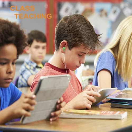 Bulk 24-Pack Kids Wired Earbuds with Microphone – Classroom-Ready Noise-Isolating Headphones for Enhanced Focus and Engagement in Learning, Gaming, and Travel with Universal 3.5 mm Compatibility for Superior Audio Quality
