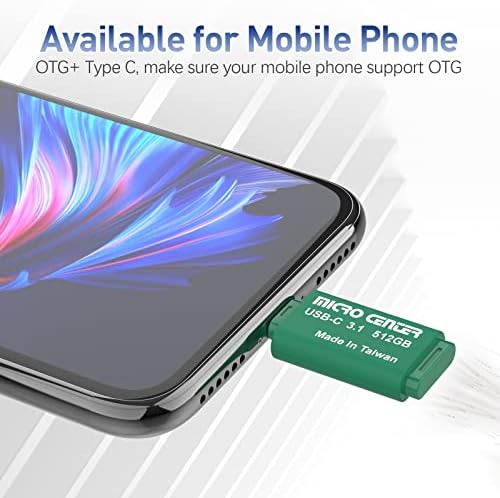 Ultra-Fast INLAND 64 GB Type-C & USB 3.0 Dual Interface Flash Drive – Perfect for Seamless Data Transfer & Portable Storage, 2-Pack Mini Memory Sticks for Effortless File Management