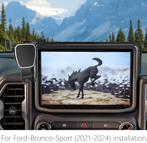 Ford Bronco Sport Car Phone Holder (2021-2024) – Tailored Mobile Phone Mount for Ultimate Navigation and Safety | Sturdy Cradle with Adjustable Viewing Angles | Effortless Installation and Sleek Aesthetic Enhancements | Essential Accessory for Modern Bronco Drivers