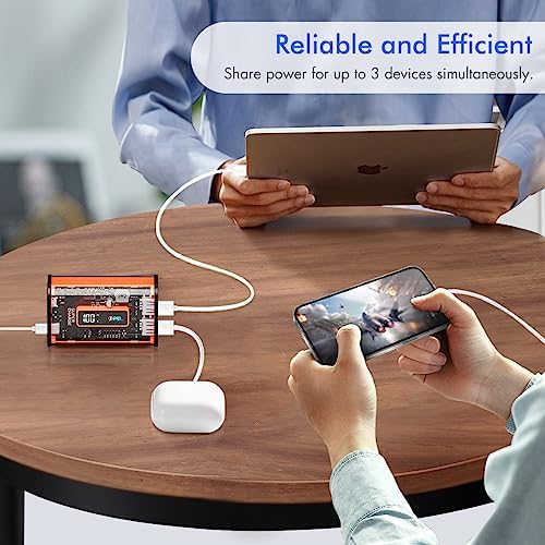 Ultra-Fast 20000 m Ah Portable Power Bank with LED Display – 22.5 W PD3.0 USB-C Fast Charging Battery Pack for i Phone 16/15/14/13/12 & Samsung Galaxy S25/24/22 – Stylish Yellow Design for On-the-Go Power Solutions