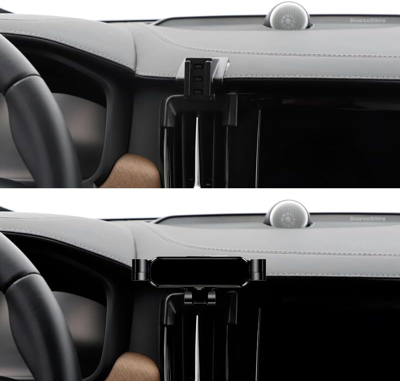 Volvo S90 2017-2024 Premium Phone Holder – Innovative Air Vent Car Mount for Enhanced Navigation & Safety – Effortless Installation with 360-Degree Rotation & Robust Grip for Ultimate Convenience and Style