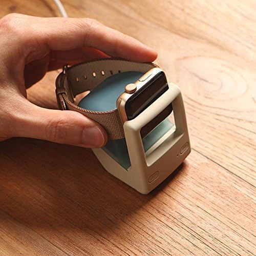 Elevate Your Charging Experience with the elago W4 Stand – Premium Compatibility for All Apple Watch Series 1-10 (38 mm to 46 mm) – Stylish, Durable, and Efficient Charging Dock for Smartwatches – Perfect for Nightstands, Desks, and Travel – Non-Slip Base for Stability and Elegance