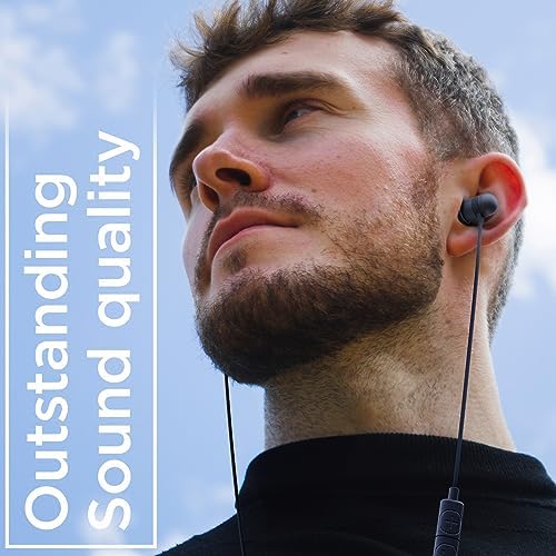 Elevate Your Workout with i Joy Bluetooth Wireless Sport Earbuds – IPX4 Sweatproof, Noise Cancelling Headphones for Ultimate Focus and Comfort, Enhanced Bluetooth 5.0 Connectivity, Ergonomic Design for Running and Gym Sessions, Built-in Microphone for Hands-Free Calls