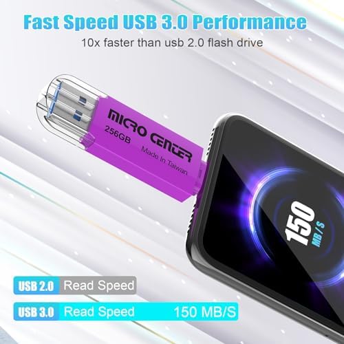 Unlock Ultimate Storage Freedom with the Micro Center 512 GB Super Speed 2-in-1 USB Flash Drive – Dual Connector Type C & Type A for Lightning-Fast Transfers up to 150 MB/s, Perfect for Android Smartphones, Tablets, and PCs – Compact, Durable, and Ready for On-the-Go Data Management!