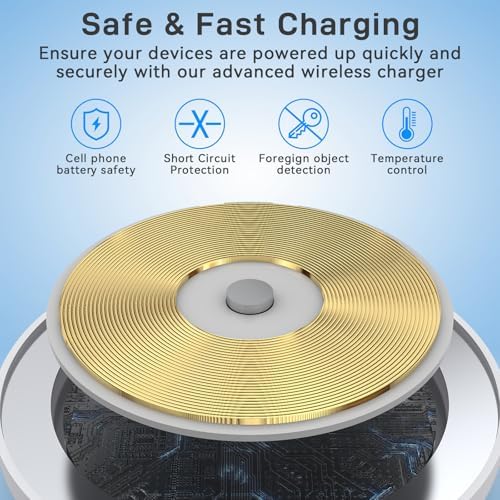 Revolutionize Your Charging Routine with the Do Honest 3-in-1 Magnetic Wireless Charger – 15 W Fast Charge Pad for i Phone 16/15/14/13/12, Air Pods, and Apple Watch – Compact, Safe, and Travel-Ready Design for Ultimate Convenience – Enhanced Compatibility and Accelerated Charging Efficiency