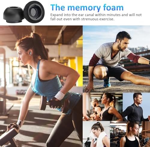 Elevate Your Audio Experience with Memory Foam Ear Tips for Galaxy Buds3 Pro – Premium Comfort & Enhanced Noise Isolation for Samsung Buds Pro 3, Available in Sizes S/M/L (3 Pairs) with Lifetime Replacement Guarantee – Perfect for Long Listening Sessions and Superior Sound Enhancement