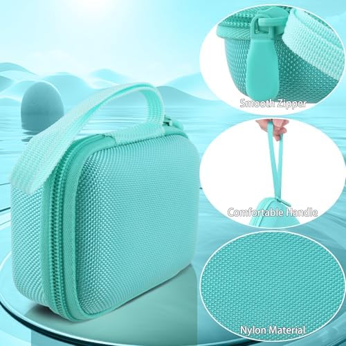 co2 CREA Green Hard Case for Anker Mag Safe UFO 3-in-1 Mag Go Wireless Charger Station – Travel-Friendly Foldable Charging Pad Protector with Enhanced Compatibility and 15 W Fast Charging Capability, Ideal for On-the-Go Charging Solutions