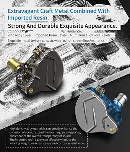Elevate Your Listening Experience with erjigo KZ ZSN Pro Dynamic Hybrid Dual Driver In-Ear Earphones – Stylish Purple Design, Detachable Tangle-Free Cable, and Exceptional High-Resolution Audio for Musicians and Audiophiles