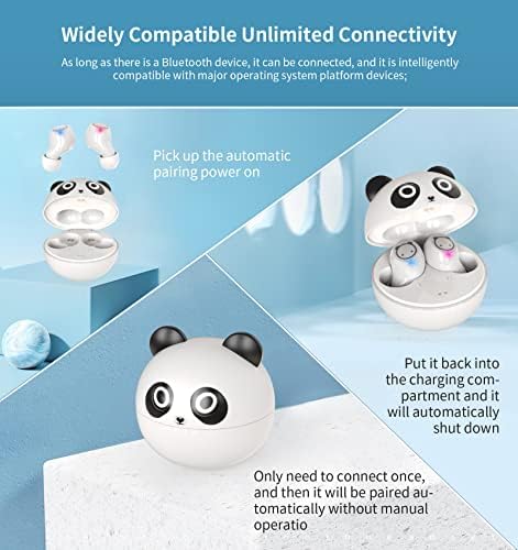 Kids’ Bluetooth 5.1 Wireless Earbuds – Adorable Waterproof Earphones with Dual Mics, 36-Hour Playtime, Hi-Fi Stereo Sound, and Gaming Mode – Perfect for Active Young Listeners and Learning on the Go
