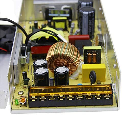 Aclorol 5 V 70 A Universal Power Supply – 350 W High-Efficiency AC to DC Transformer for LED Strips, CCTV Cameras, and Security Systems – Versatile Power Adapter with Rapid Switching Technology and Enhanced Compatibility for Optimal Device Performance