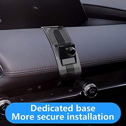 LUNQIN Premium Car Phone Holder for Mazda 3 Sedan & Hatchback (2014-2018) – Versatile Gravity Mount with Integrated Charging for Seamless Navigation & Connectivity – Tool-Free Installation, Durable Design for Enhanced Driving Safety and Convenience