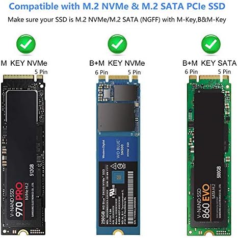 Sokiwi Tool-Free M.2 NVMe SATA SSD Enclosure Adapter – High-Speed USB 3.2 Gen2 10 Gbps External Drive Converter for M-Key/B+M Key SSDs – Compact and Durable Solution for Data Transfer, Backup, and Storage Expansion – Supports UASP & TRIM for Optimal Performance