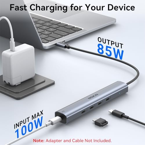 Transform Your Mac Book Workflow with Our 9-in-1 USB C Adapter: A High-Performance Connectivity Hub Featuring 3 USB Ports, HDMI Output, RJ45 Ethernet, 100 W Power Delivery, and SD/TF Card Reader – Ideal for Professionals and Students Seeking Seamless Data Transfer and Versatile Connectivity