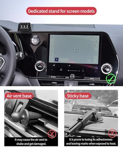 Lexus NX/RX Hybrid 2022-2025 Premium Wireless Charging Phone Holder – 360° Rotating Car Mount with Mag Safe Compatibility for 9.8-Inch Displays – Ultimate Convenience and Secure Access for Modern Drivers