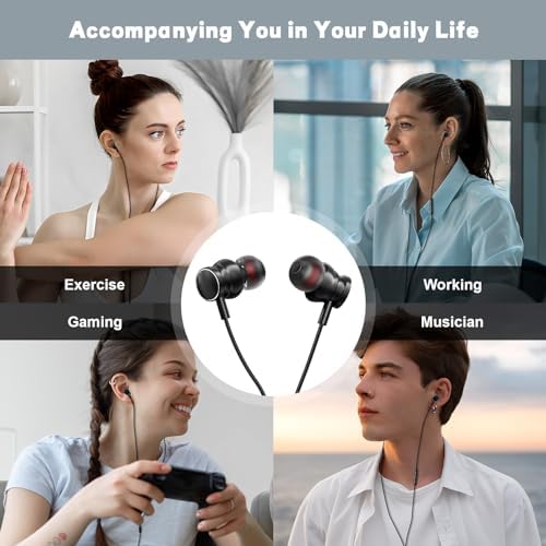 Ultimate USB C Wired Headphones for Samsung Galaxy S25/S24/S23/S22 Ultra, i Phone 15/16 Pro Max & Google Pixel 9 Pro 8 a – High-Fidelity Noise-Cancelling Earbuds with Built-in Mic, Volume Control & Ergonomic Comfort – Experience Unmatched Audio Clarity in Striking Blue