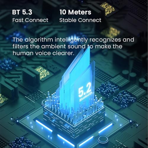 Ultra-Light Open Ear Bluetooth Sports Headphones – Waterproof & Sweatproof Ergonomic Earbuds for Unmatched Comfort in Running, Cycling, and Hiking – Hands-Free Microphone with Ambient Awareness for Active Lifestyles