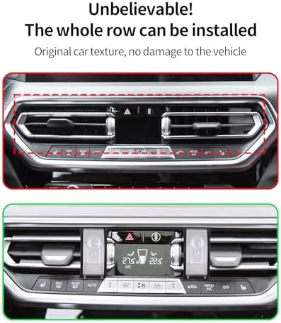 Premium Wireless Charging Car Phone Holder for BMW X3 (2022-2024) & X4 (2022-2025) – Sleek 360° Rotating Navigation Mount with Fast Charging Technology for Enhanced Driving Convenience and Style