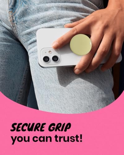 Transform Your Mobile Interaction with the On The Grip Macaron Color Collapsible Phone Grip & Stand – Chic White Round Holder for Optimal Device Control, Universal Compatibility, and Effortless Hands-Free Viewing – Ideal Smartphone Accessory for Secure Handling and Travel-Friendly Design