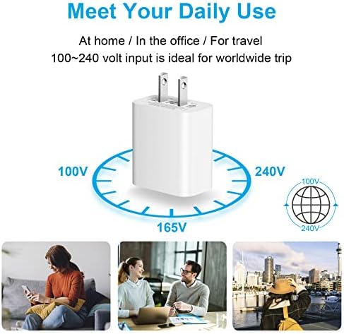 Rapid Charge 45 W USB-C Charger Duo with 6 FT Cables – Perfect for i Phone 15/16, i Pads, and Galaxy S21-S25 – Enhanced Dual Power Output and Compatibility – Stylish Green Design for Modern Tech Users – Ultimate Fast Charging Solution for Android and Apple Devices – Say Goodbye to Low Battery Worries – Ideal for Home and Travel Use