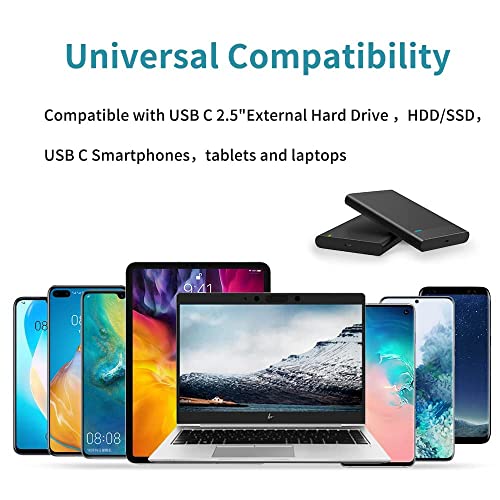 Ultimate 10 Gbps USB A to USB C Cable – 5 ft High-Speed Connector for Rapid Data Transfer & Charging, Optimized for i Phone 15/16+, Galaxy S24/S23+, Android Auto – Durable Nylon Braided Design for Effortless Travel and Daily Use
