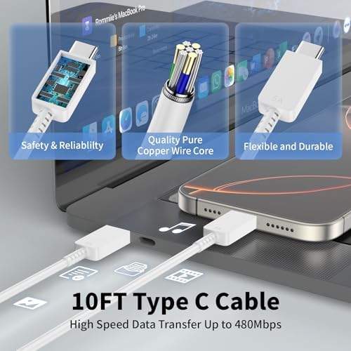 Revolutionize Your Charging Routine with the 30 W Dual USB-C Charger Set for i Phone 16 & 15 Pro Max – Ultra-Fast Charging Blocks and 10 FT Cables Tailored for On-the-Go Power Needs – Compact, Safe, and Reliable Solution for Busy i Phone Users – Stay Connected Without Delay