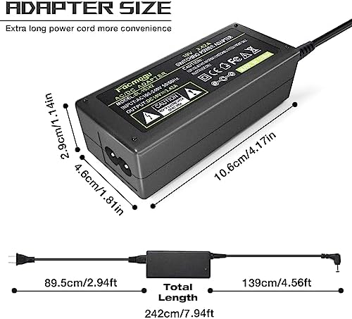 High-Performance 24 V 3 A Power Supply Adapter – Universal AC to DC Converter for LED Lighting & CCTV Systems, Dual Plug Compatibility (5.5 x 2.5 mm & 5.5 x 2.1 mm) – Reliable Switching Transformer with Safety Features for Optimal Device Functionality and Longevity