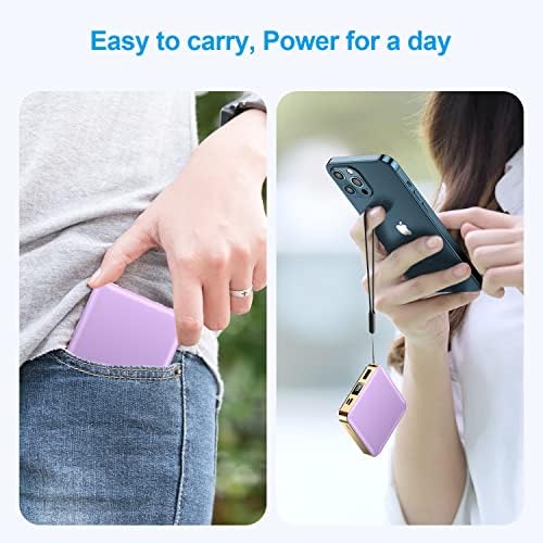 High-Capacity 12000 m Ah Portable Charger with Integrated Cables – 22.5 W Fast Charging Power Bank for i Phone 15, Samsung Galaxy & Tablets – Smart LED Display & Compact Design for Maximum Portability and Universal Compatibility