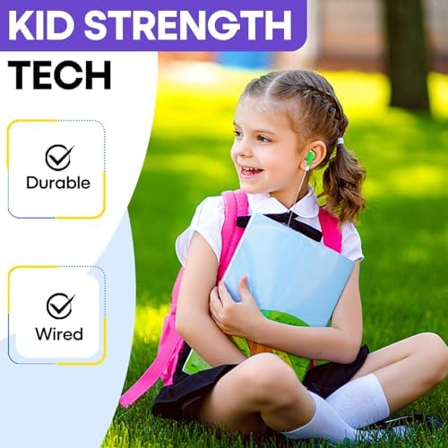 Bulk Classroom Earbuds – 30-Pack Multi-Color Wired Headphones for Kids and Educators, Individually Wrapped for Effortless Distribution and Enhanced Device Compatibility, Ideal for Focused Learning and Engaging Educational Activities
