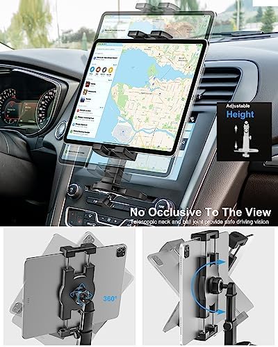 Innovative Adjustable Car CD Slot Mount for Tablets & Smartphones – 360° Rotating Holder for i Pad Pro/Air/Mini, Galaxy Tabs & i Phone – Effortless Installation & Enhanced Stability for Safer Driving Experience