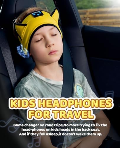 Ultimate Kids Bluetooth Headphones for Safe and Stylish Listening – Versatile Wired Playback Option with Volume Limiting Technology – Durable and Lightweight Design for Travel, School, and Home Use – Adjustable Headband for Customized Comfort – Compatible with Kindle, Tablets, and Cell Phones – Perfect for Boys and Girls