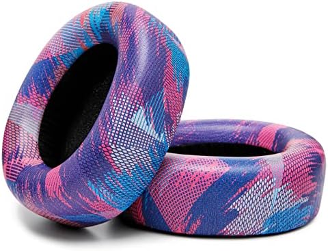 Upgrade Your Sound: WC Premium Replacement Earpads for Steelseries Arctis Nova Pro Wireless by Wicked Cushions | Enhanced Comfort with Thick, Soft Leather & Superior Durability | Red Camo Design for Distinctive Style & Optimal Sound Isolation