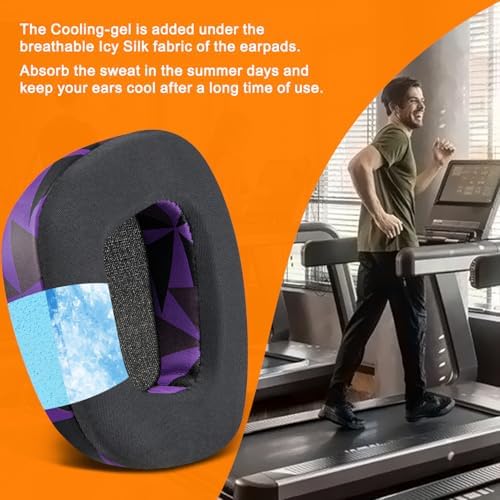 Transform Your Gaming Setup with SOULWIT Cooling-Gel Earpads for Corsair Void Series – Luxurious Ice Silk Fabric for Ultimate Comfort and Superior Sound Enhancement – Perfect Replacement Cushions for Void, Void Pro, Void Elite & Surround Wired/Wireless Gaming Headsets – Striking Red Storm Aesthetic for Unmatched Style and Performance