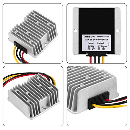 Ultimate 24 V 145 W DC-DC Voltage Regulator – Versatile Step Down/Up Converter (9 V-40 V to 24 V, 6 A) – Durable Waterproof Power Supply for Enhanced Golf Cart Performance and Accessory Compatibility