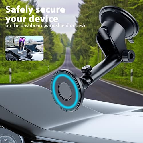 Ultimate ORIbox Car Phone Mount – Heat-Resistant Super Suction Cup Holder for Dash, Windshield, & Air Vent – Universal Compatibility with All Smartphones – 360-Degree Rotation for Optimal Viewing – Essential Accessory for Safe Driving