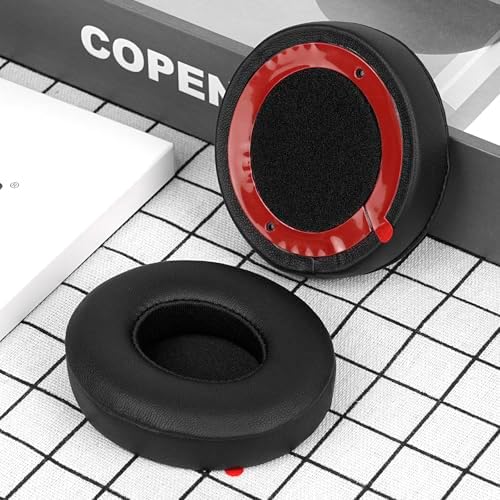 Elevate Your Audio Experience with Geekria Quick Fit Memory Foam Ear Pads for Beats Solo 4 Wireless Headphones – Premium Comfort & Sound Isolation, Durable Black Replacement Cushions for Long-Lasting Enjoyment