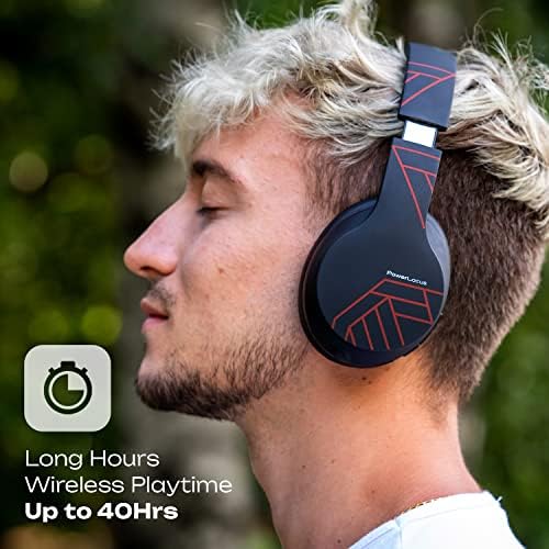 Discover the Ultimate Wireless Over-Ear Bluetooth Headphones with 50-Hour Playtime – Immerse Yourself in Hi-Fi Sound and Rich Deep Bass, Perfect for On-the-Go Music Lovers, Lightweight and Foldable for Easy Travel, Seamless Compatibility with Smartphones and PCs