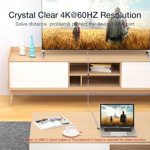 Effortlessly Enhance Your Connectivity with Use Bean 0.6 FT Right Angle USB C Extension Cable 2-Pack – 90-Degree Gen2 20 Gbps Fast Data Transfer for i Phone 16/15, Mac Book, i Pad Pro/Air, Galaxy S25/S24 – Perfect for Tight Spaces and Seamless Charging Solutions