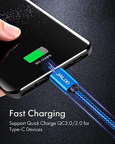 JALIXI 20 ft USB C Cable for Fast Charging – Ultra-Durable Type C Charger Cord Compatible with i Phone 15/16, Galaxy, PS5, Xbox Series X/S, Nintendo Switch & More – Unmatched Length & Enhanced Speed for Gaming and Streaming Power