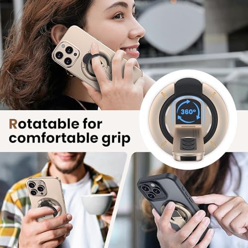 Revolutionary Two-Sided Magnetic Phone Grip Holder: Ultimate Mag Safe-Compatible Kickstand for i Phone 16 Pro Max, 15, 14, 13, and 12 – Unmatched Grip, Versatile Attachment, and Effortless Hands-Free Viewing Experience