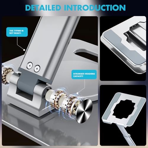 Guazi V 360° Flexible Tablet Stand – Ergonomic, Foldable Holder for i Pad (10.2-12.9”), Smartphones (4-13”) – Anti-Slip Desktop Mount for Enhanced Comfort in Work, Cooking, Gaming & Reading – Perfectly Portable with Universal Compatibility