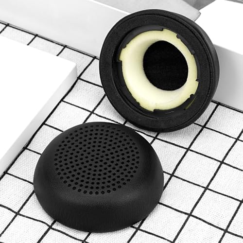 Geekria Quick Fit Ear Pads for Logitech Zone Wired & Zone 750 Headphones – Premium Comfort & Longevity in Sleek Black – Fast Installation Ear Cushions for Superior Audio & Acoustic Isolation – Not Compatible with Zone Wireless Models