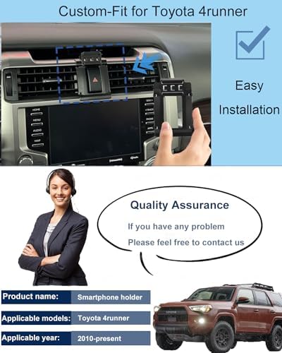 Revolutionize Your Drive with the Ultimate Magnetic Phone Mount for 2010-Present Toyota 4 Runner – Seamless i Phone 12/13/14/15 Compatibility, Hands-Free Navigation, and Effortless Installation for Enhanced Safety and Convenience