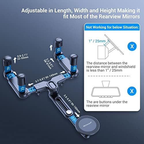 Magnetic Phone Holder for Cars – PROfezzion Suction Cup & Vent Clip Combo for i Phone 16/15/14/13 Pro Max & All Smartphones – Seamless Mag Safe Compatibility & Durable Aluminum Design – Enhanced Grip for Safe Navigation and Hands-Free Calls