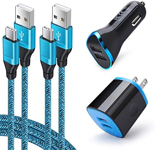 Rapid Charge Duo: Type C Wall & Car Charger Set with Premium USB C Cable – Optimized for Google Pixel 9 Pro, XL, Fold 8 & LG Stylo Models – Superior Compatibility, Portable Design, and Robust Durability for Effortless On-the-Go Power Solutions
