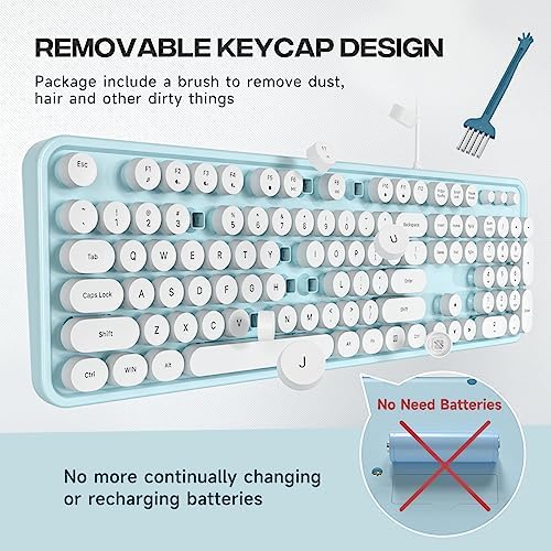 Illuminate Your Workspace with the Large Print Backlit Keyboard – Ergonomic USB Wired Multimedia Keyboard with Rainbow LED Lighting for Enhanced Comfort and Visibility on Windows PCs & Laptops